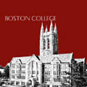 Boston College - Maroon Art Print