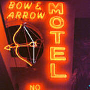 Bow And Arrow Motel Art Print