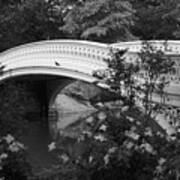 Bow Bridge In Central Park Art Print