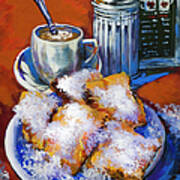 Breakfast At Cafe Du Monde Art Print