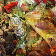 Brixton Bowie - Trembling Flowers One Art Print