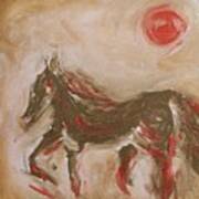 Brown Horse Art Print