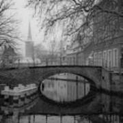 Brugge Canal Art Print