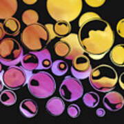 Bubbling Bubbles - 01ac2 Art Print