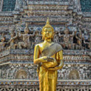 Buddha Statue At Wat Arun Art Print