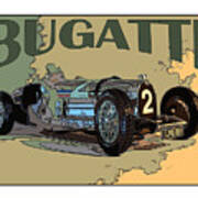 Bugatti #2 Art Print
