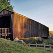 Burfordville Covered Bridge Art Print