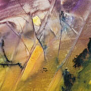 Burro Creek Agate Abstract Ro8759 Art Print