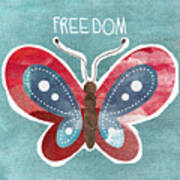 Butterfly Freedom Art Print