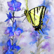 Butteryfly Delight Art Print
