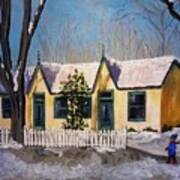 Cabbagetown Christmas Art Print