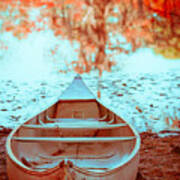 Caddo Canoe In Fall Art Print