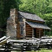 Cade's Cove Cabin Art Print