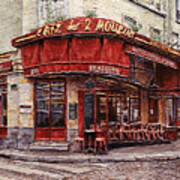 Cafe Des 2 Moulins- Paris Art Print