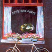 Cafe Mon Paris Art Print