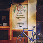 Caffe Expresso Bicycle Art Print