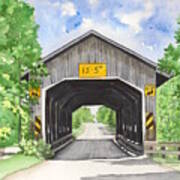 Caine Road Bridge Art Print