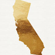 California Gold- Art By Linda Woods Art Print
