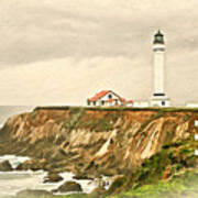 California - Point Arena Lighthouse Art Print