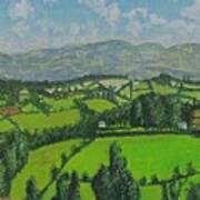 Cambrian Mountains Welsh Art Landscapes Art Print