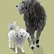 Canine Friendship Art Print