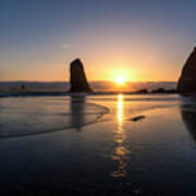 Cannon Beach Sunset Art Print