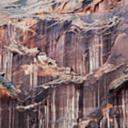 Canyon Wall Tapestry Art Print