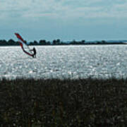 Cape Fear Wind Surfer Art Print