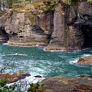 Cape Flattery Sea Caves Art Print