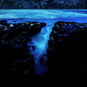 Cape Perpetua Blue Night Art Print