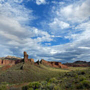 Capital Reef-cathedral Valley 7 Art Print
