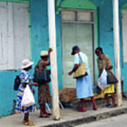 Caribbean Blue, Speightstown, Barbados Art Print