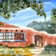 Casa En Taos Art Print