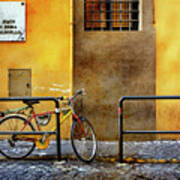 Caserma S. Marcello Bicycle Art Print