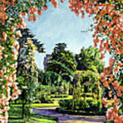 Castle Rose Garden Art Print