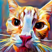 Cat 9 Art Print