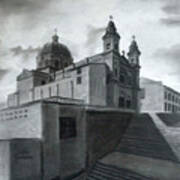 Iglesia De San Antonio Art Print