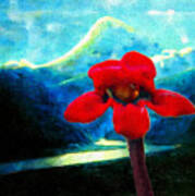 Caucasus Love Flower Ii Art Print