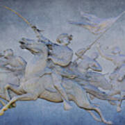 Cavalry Charge Gettysburg Battlefield Art Print