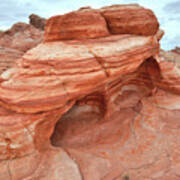 Cave Rock In Valley Of Fire Art Print