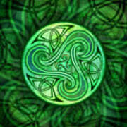 Celtic Triskele Art Print