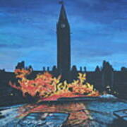 Centennial Flame Art Print