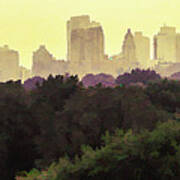 Central Park Skyline Art Print