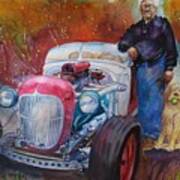 Charlie And Bella's Ride Art Print