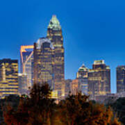 Charlotte View From Cordelia Park Art Print