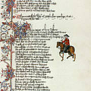 Chaucer: Canterbury Tales Art Print