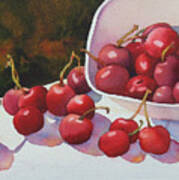 Cheery Cherries Art Print