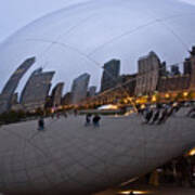 Chicago Bean Art Print