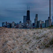 Chicago From North Avenue Beach Art Print