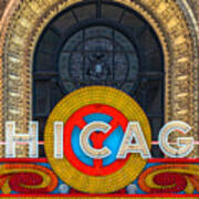 Chicago Theatre Sign Dsc2176 Art Print